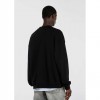 DIESEL MAN Cotton sweatshirt with graphic print BLACK