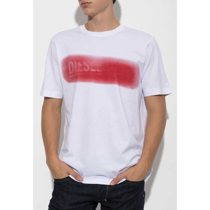 DIESEL T-shirt ‘T-ADJUST-AA5 WHITE