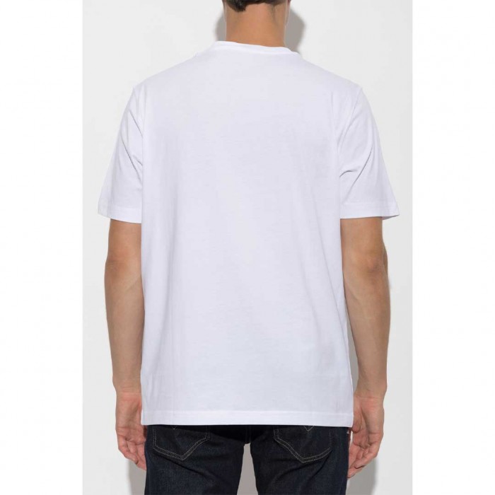 DIESEL T-shirt ‘T-ADJUST-AA5 WHITE DIESEL T-shirt ‘T-ADJUST-AA5 WHITE
