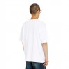 DIESEL Cotton T-shirt with Diesel logo print WHITE