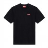 DIESEL T-ADJUST-AA12 LOGO PRINT T-SHIRT BLACK