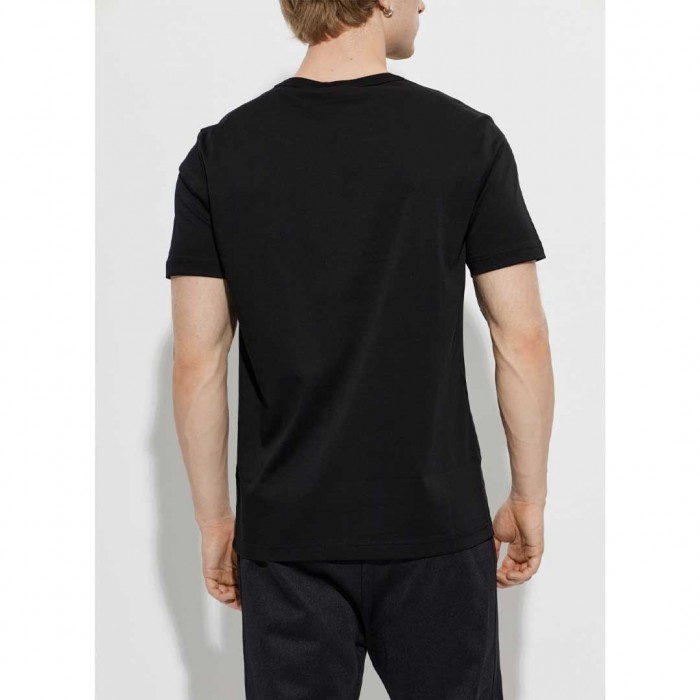 DIESEL MAN T SHIRT LOGO BLACK DIESEL MAN T SHIRT LOGO BLACK