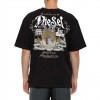 DIESEL T-BOXT-AA2 BACK PRINT T-SHIRT BLACK