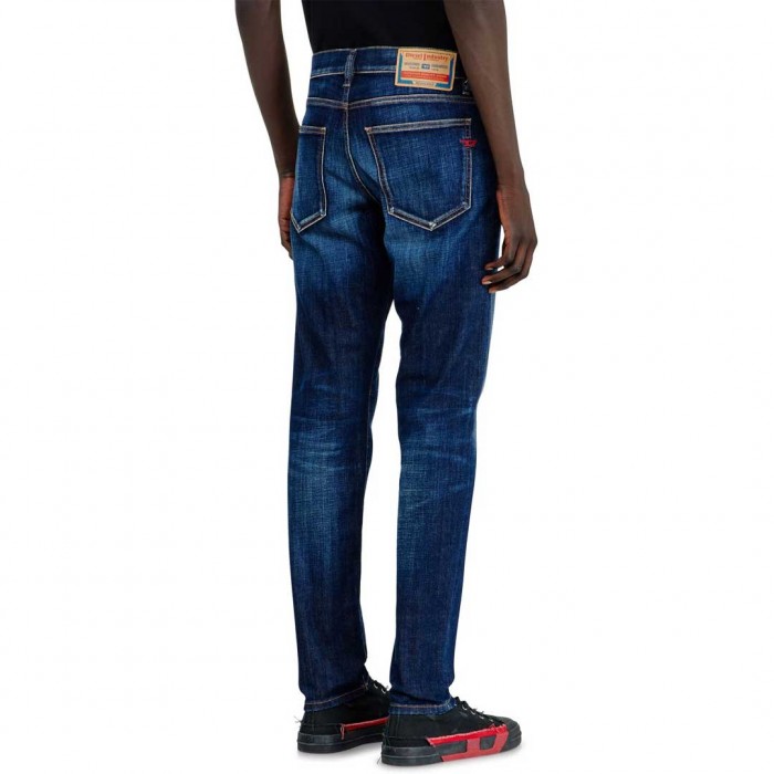 DIESEL MAN Slim Jeans Regular Waist 2019 D-Strukt BLUE