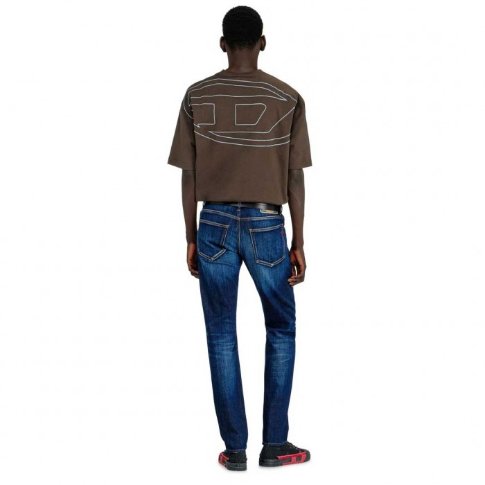 DIESEL MAN Slim Jeans Regular Waist 2019 D-Strukt BLUE