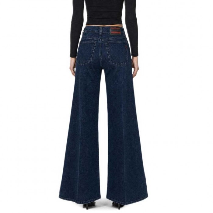 DIESEL1978 D-AKEMI MID WAIST FLARE L.32 JEANS DARK BLUE DIESEL1978 D-AKEMI MID WAIST FLARE L.32 JEANS DARK BLUE