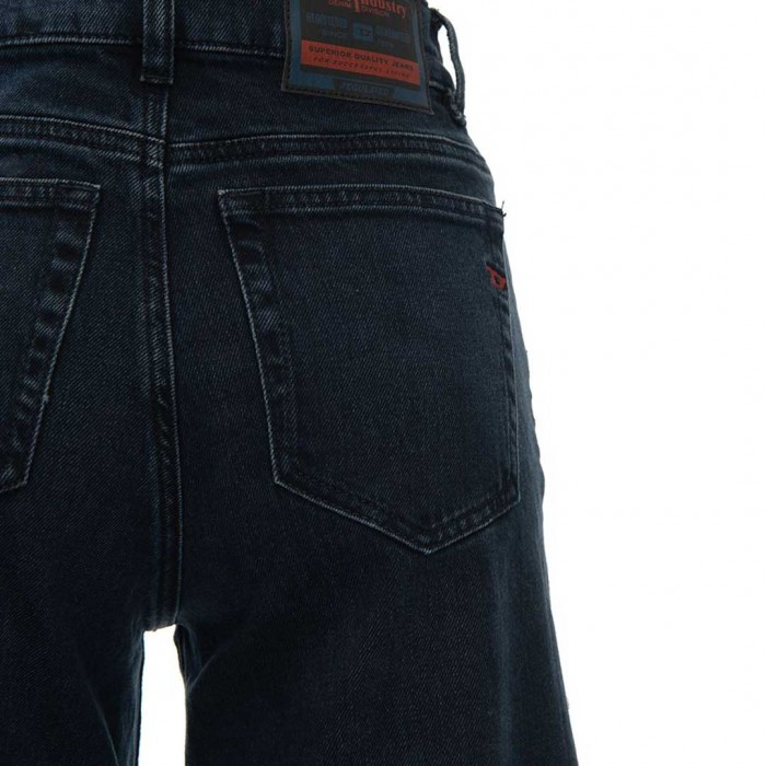 DIESEL1978 D-AKEMI MID WAIST FLARE L.32 JEANS DARK BLUE