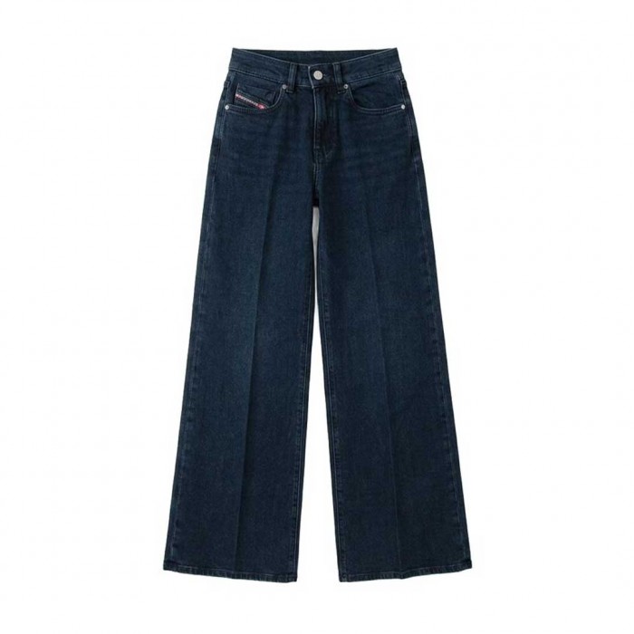 DIESEL1978 D-AKEMI MID WAIST FLARE L.32 JEANS DARK BLUE