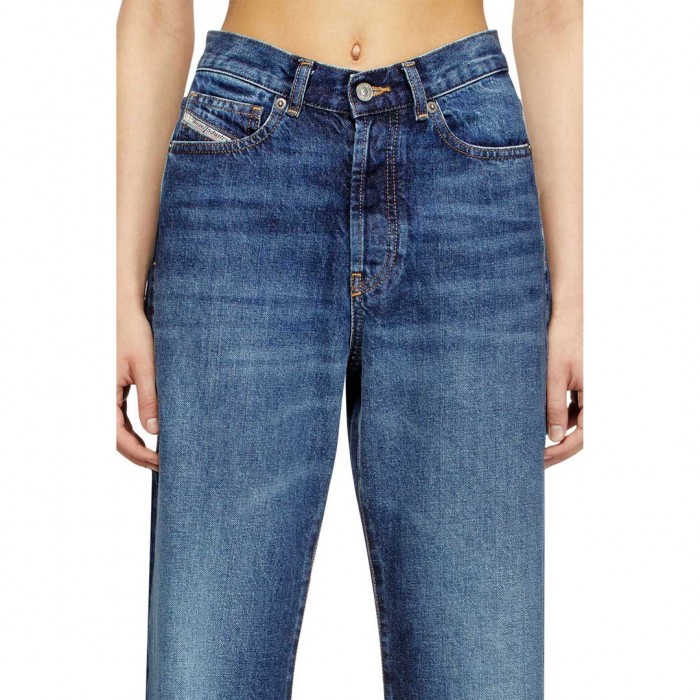 DIESEL Regular Jeans High Waist 1971 D-Sent MEDIUM BLUE