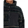 EMERSON MAN JACKET SHERPA FLEECE FOREST TEAL