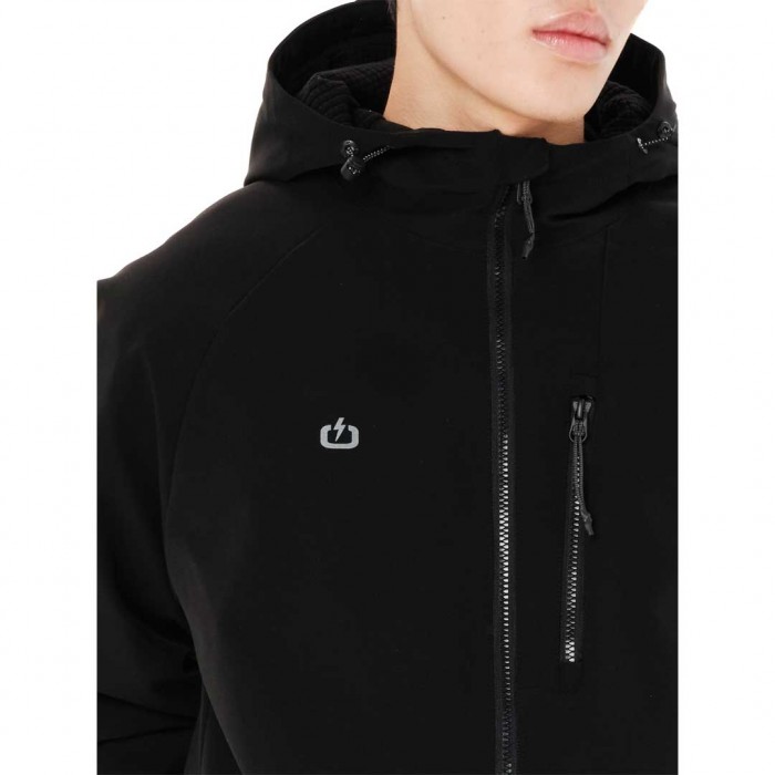 EMERSON MAN HOODED JACKET BLACK