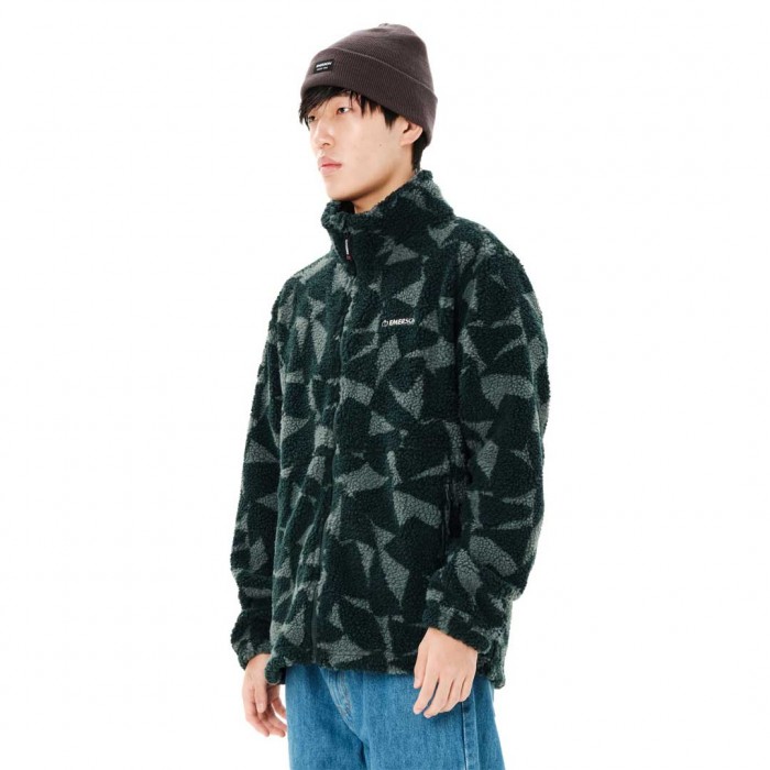 EMERSON MAN JACKET SHERPA FLEECE PINE