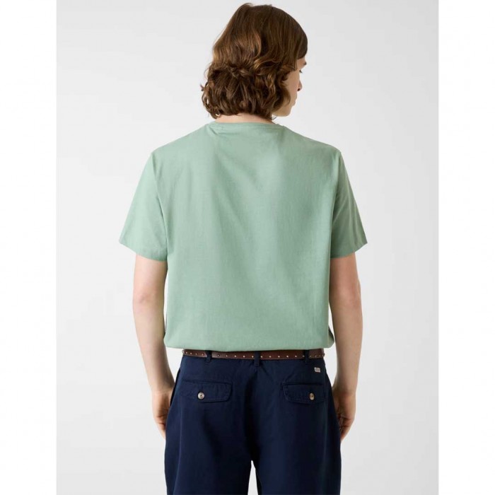 GUESS JEANS Printed logo t-shirt LIGHT GREEN