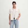 GUESS JEANS MAN SHIRT BOXY FIT WHITE GUESS JEANS MAN SHIRT BOXY FIT WHITE
