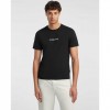 GUESS JEANS Slim Embroidered Logo t-shirt BLACK