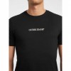 GUESS JEANS Slim Embroidered Logo t-shirt BLACK