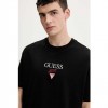 GUESS JEANS Printed logo t-shirt BLACK GUESS JEANS Printed logo t-shirt BLACK