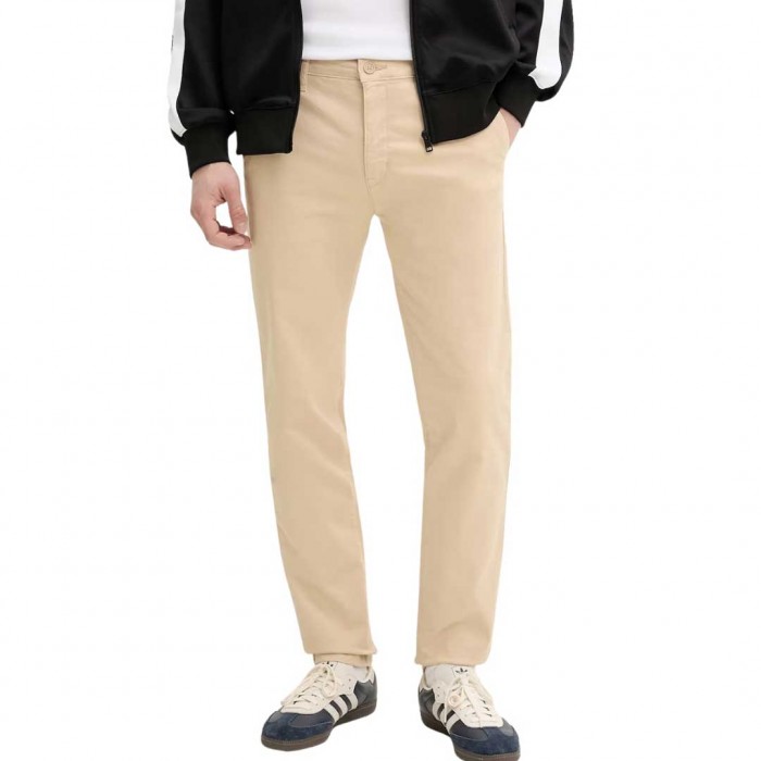 GUESS JEANS Trousers Chino in Slim Fit BEIGE