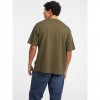 GUESS JEANS Oversized mini Patch t-shirt GREEN GUESS JEANS Oversized mini Patch t-shirt GREEN
