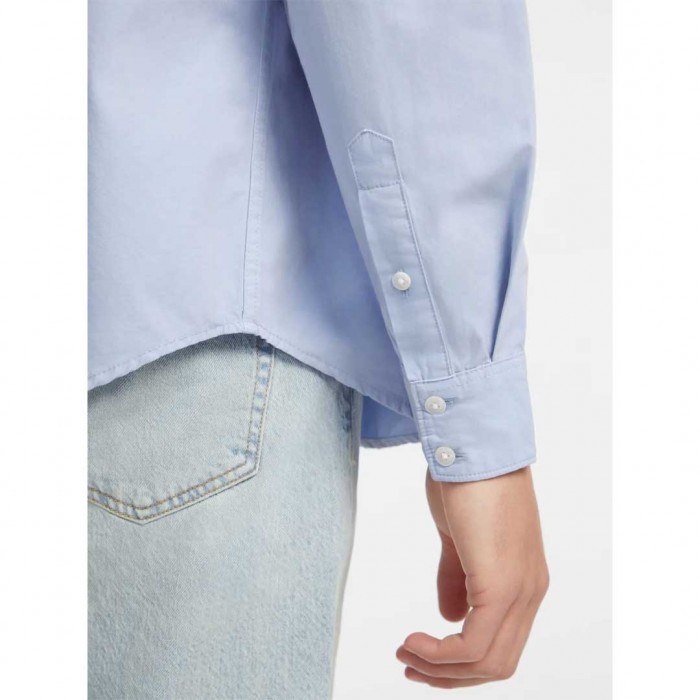 GUESS JEANS Long-Sleeve Pocket Shirt CIEL