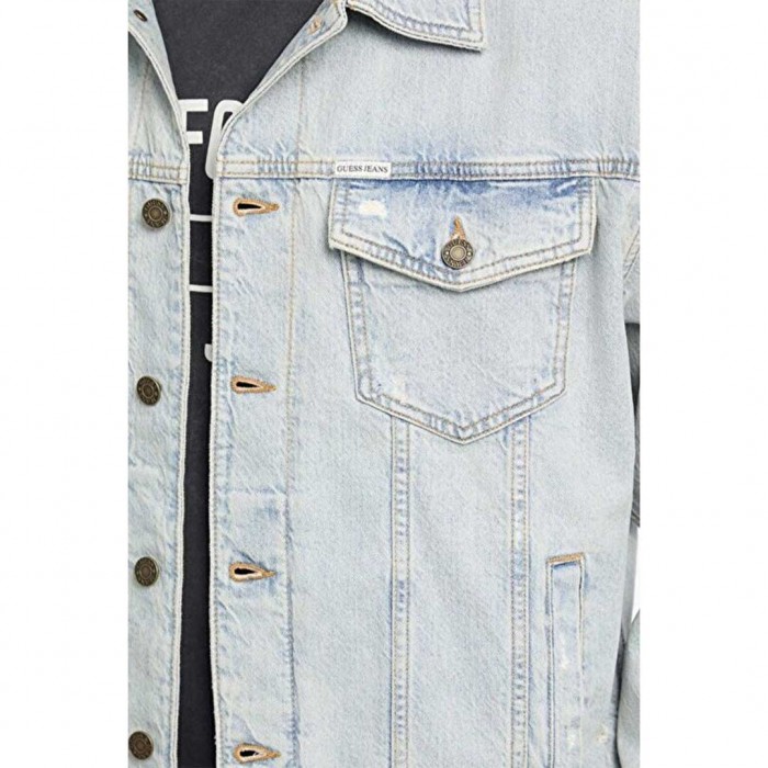 GUESS JEANS MAN JEAN GILLET LIGHT BLUE