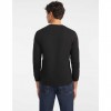 GUESS JEANS Slim American Tradition Long-Sleeve Tee BLACK GUESS JEANS Slim American Tradition Long-Sleeve Tee BLACK