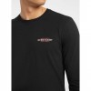 GUESS JEANS Slim American Tradition Long-Sleeve Tee BLACK GUESS JEANS Slim American Tradition Long-Sleeve Tee BLACK