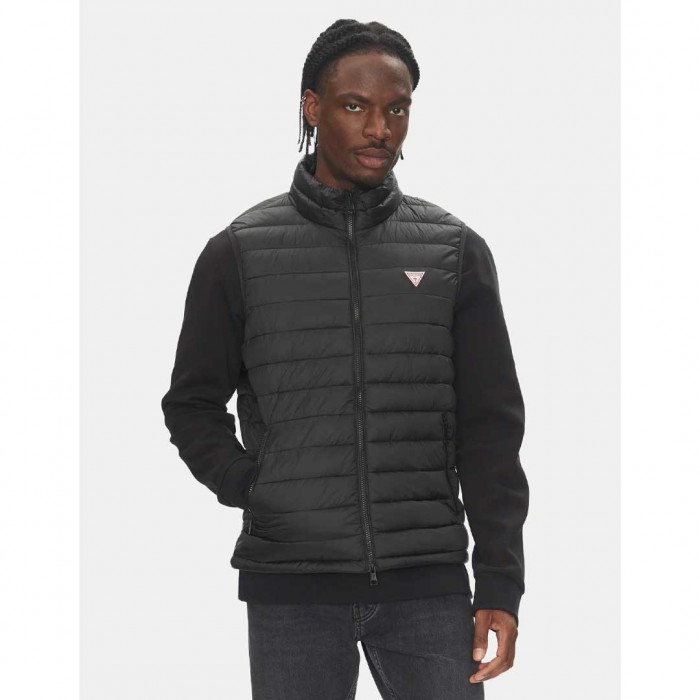 GUESS JEANS Sleeveless Jacket Puffer Black
