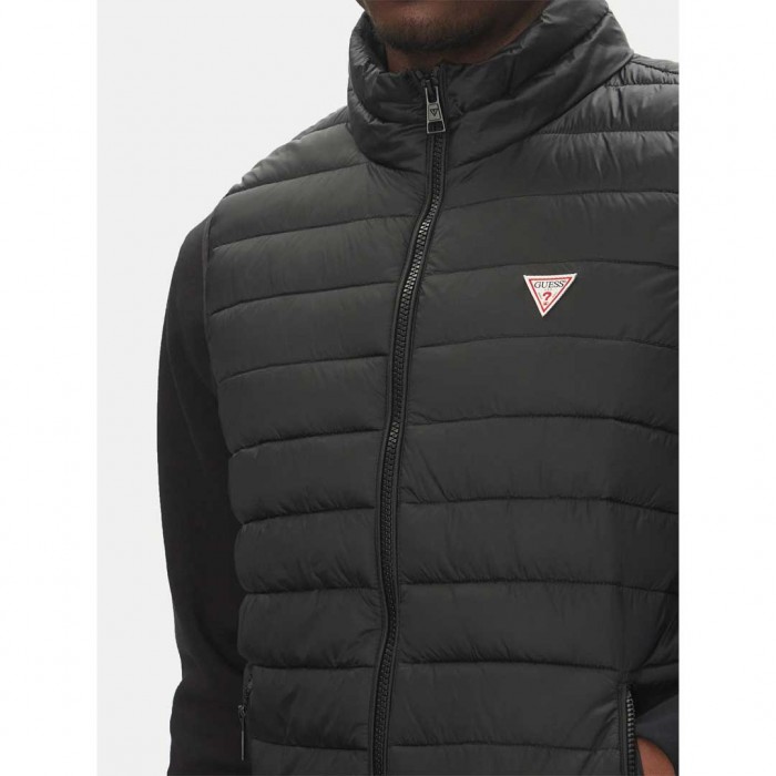 GUESS JEANS Sleeveless Jacket Puffer Black