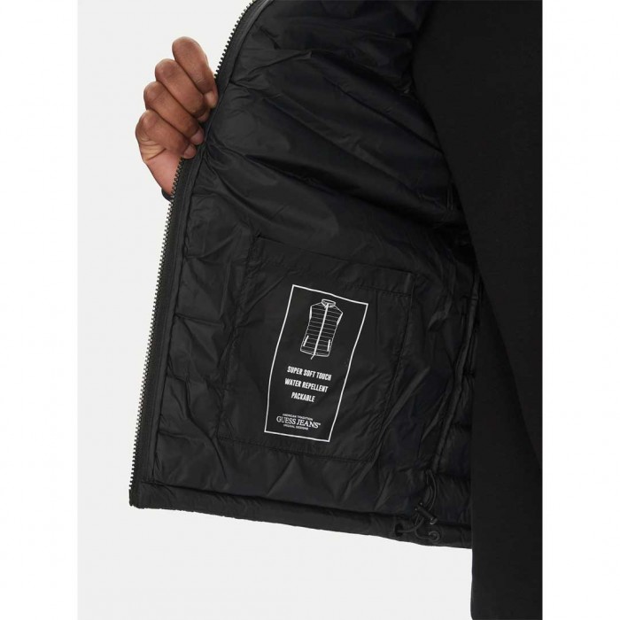 GUESS JEANS Sleeveless Jacket Puffer Black
