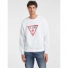 GUESS JEANS Oversized Iconic Sweatshirt WHITE
