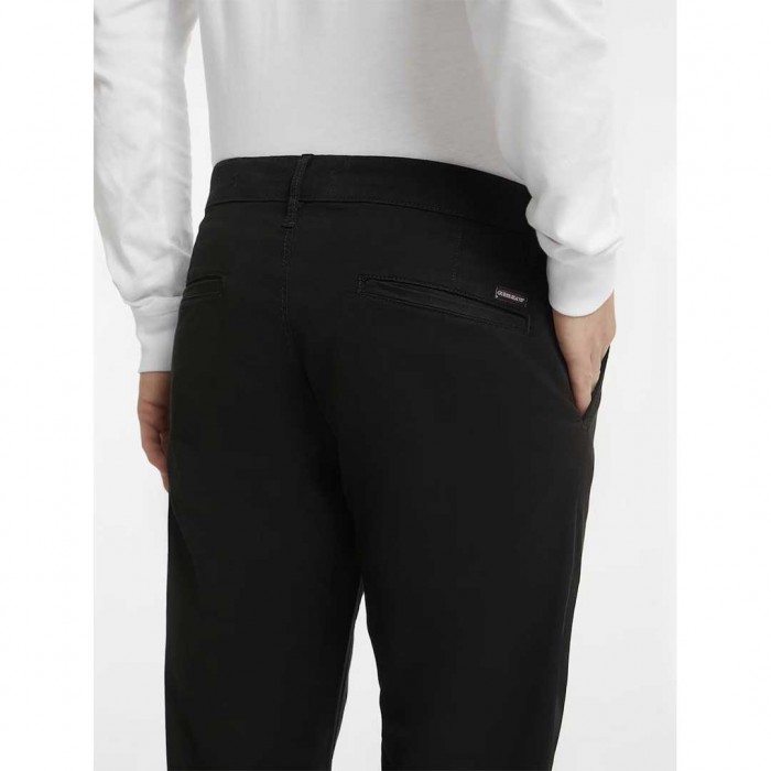 GUESS JEANS Trousers Chino in Slim Fit Black