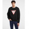GUESS JEANS Oversized Iconic Sweatshirt BLACK