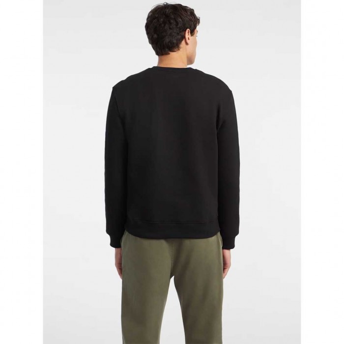 GUESS JEANS Slim Embroidered Sweatshirt BLACK