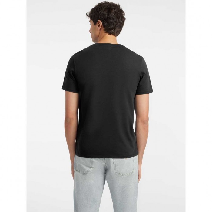 GUESS JEANS Slim American Tradition Tee BLACK