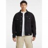 GUESS JEANS Oversized Denim Trucker Jacket BLACK
