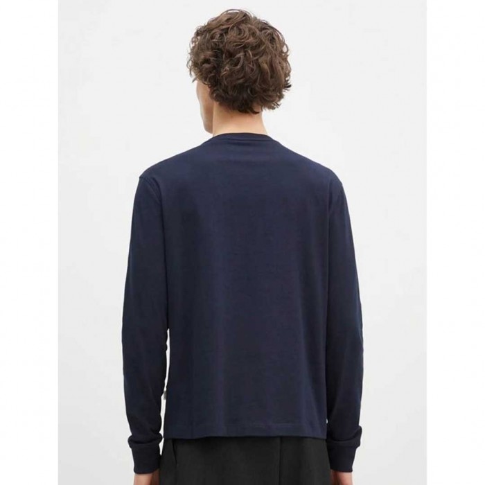 GUESS JEANS Embroidered logo t-shirt BLUE