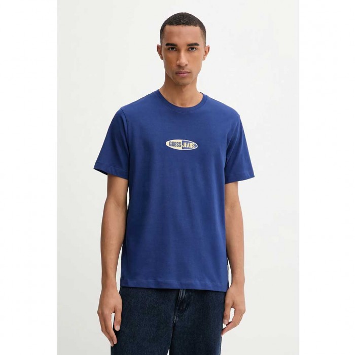 GUESS JEANS MAN T SHIRT LIGHT BLUE