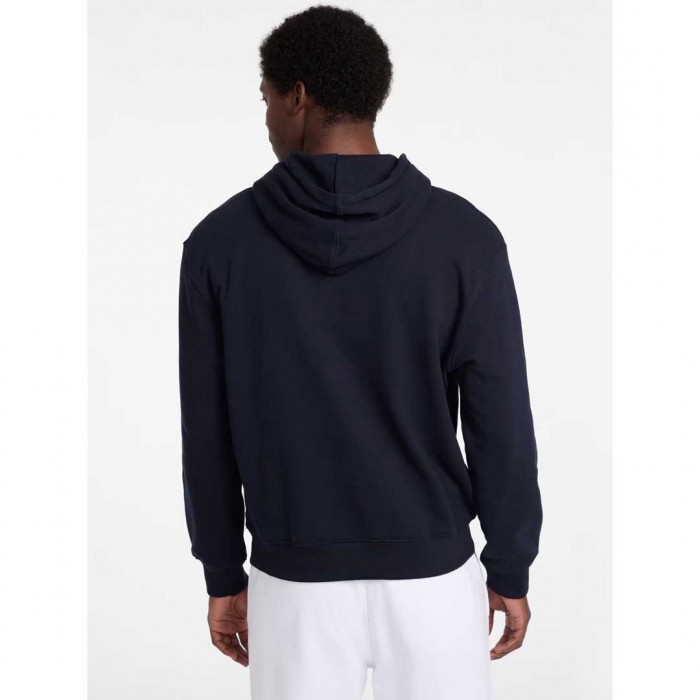 GUESS JEANS Hooded Logo Sweater DARK BLUE