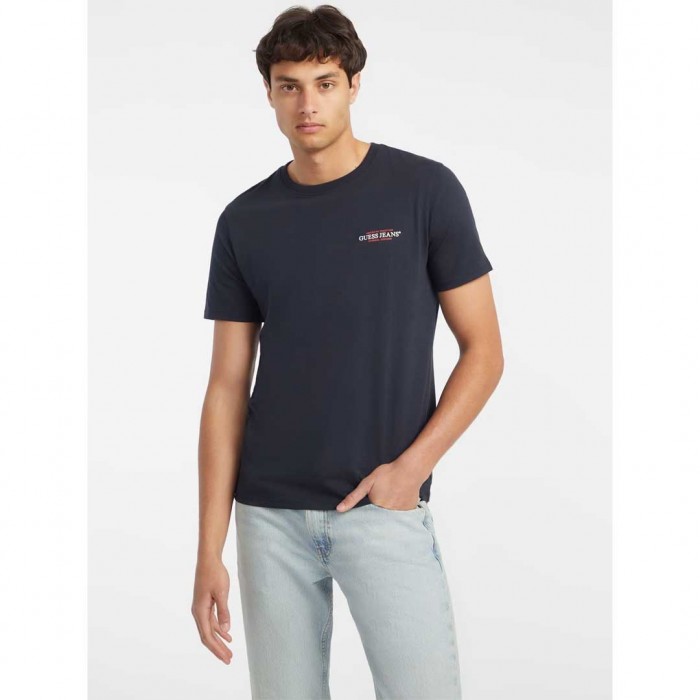 GUESS JEANS Slim American Tradition Tee BLUE
