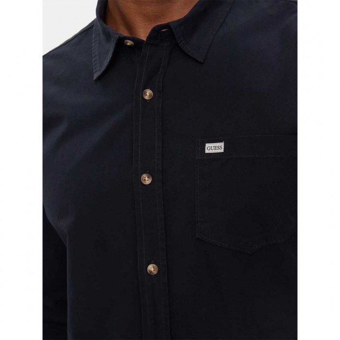 GUESS JEANS MAN SHIRT DARK BLUE