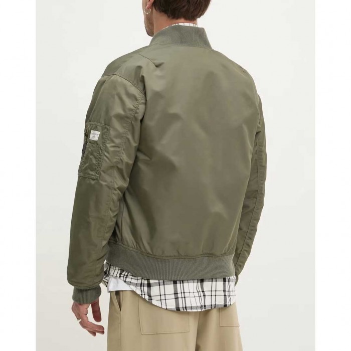 GUESS JEANS MAN BOMBER JACKET GREEN
