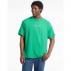 GUESS JEANS Embroidered Logo Tee LIGHT GREEN