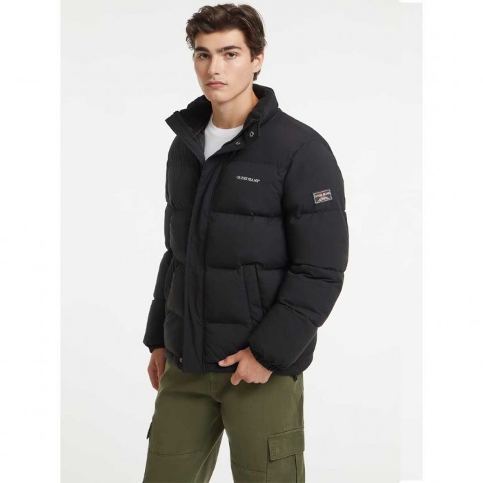 GUESS JEANS Regular Puffer Jacket BLACK