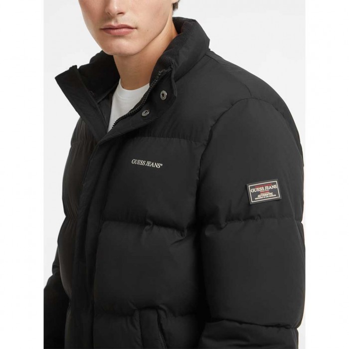 GUESS JEANS Regular Puffer Jacket BLACK