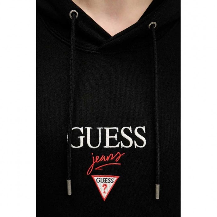 GUESS JEANS MAN HOODIE BLACK