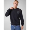 GUESS JEANS MAN SWEATSHIRT WASHED BLACK