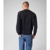 GUESS JEANS MAN SWEATSHIRT WASHED BLACK