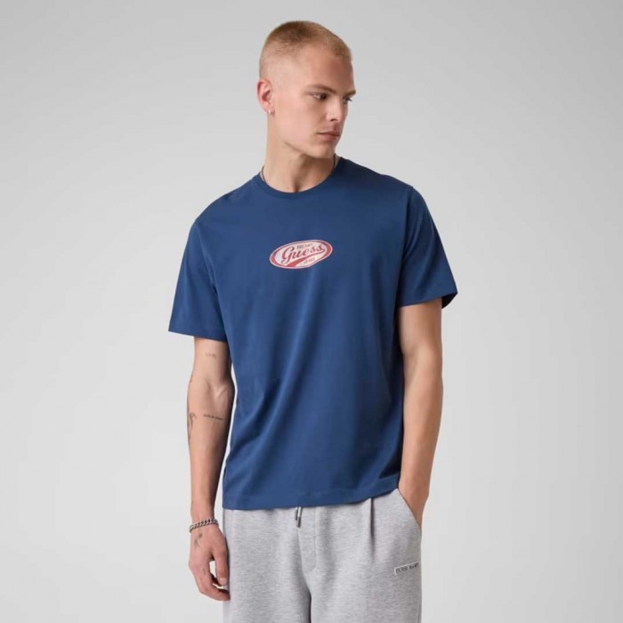 GUESS JEANS MAN T SHIRT LOGO CIEL