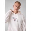 GUESS JEANS MAN HOODIE WHITE